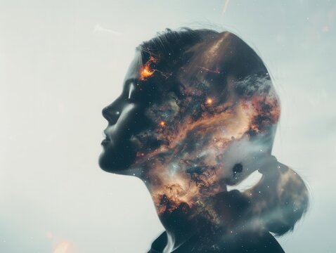 The Final Frontier. Space exploration concept - Powered by Adobe