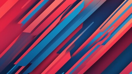 vibrant abstract background featuring diagonal stripes with a gradient transition from blue to red tones