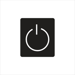 swicth button vector icon line template