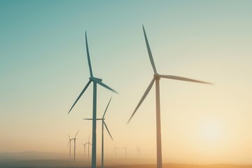 Obraz premium wind turbines 