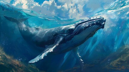 Fototapeta premium Humpback Whale