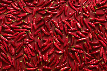 Red Chili Peppers Background