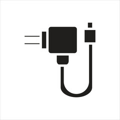 phone charger vector icon line new