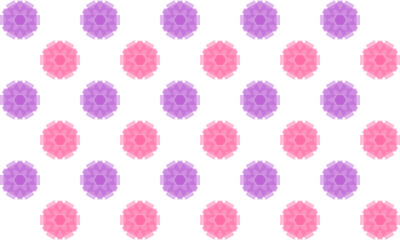 seamless pattern with flowers, seamless pattern with pink and purple flowers, light flower on block of pink background background design for fabric print, ceramic Japanese style checkerboard