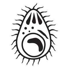 Plasmodium line icon 