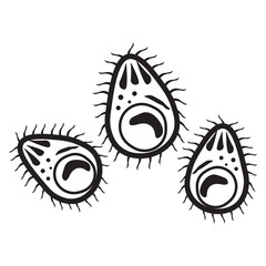 Plasmodium line icon 