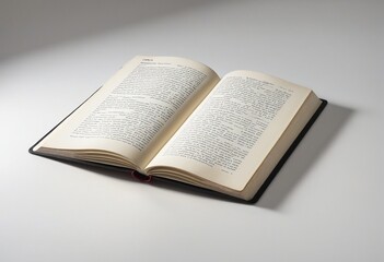 Obraz premium Open book with shadow on floor