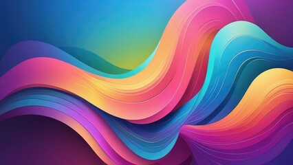 Obraz premium Smooth Colorful Background for Design
