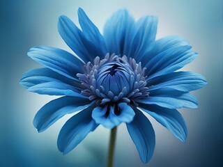 blue flower, A picture of a high-definition, clear blue flower, background screen