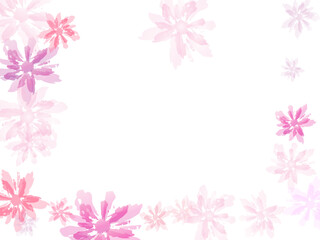 pink flowers background