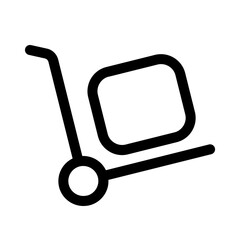 package load icon with line style, perfect for user interface projects