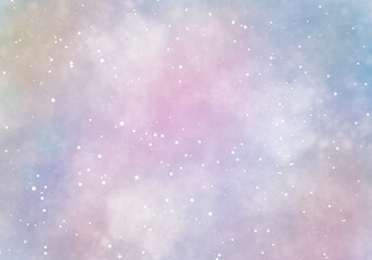 Obraz premium 美しい虹色の星空