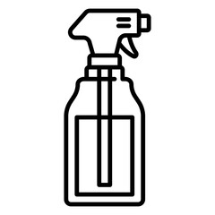 Illustration of Sprayer Line Icon