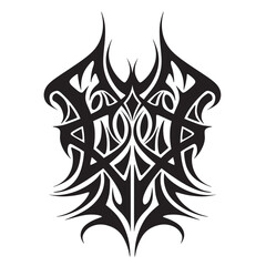 Tribal tattoo design for body