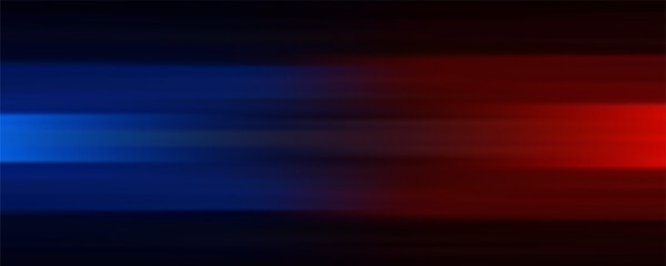 Abstract technology futuristic glowing blue light lines with speed motion blur effect on dark background. Meteor rain, luminous rays in motion, technology,