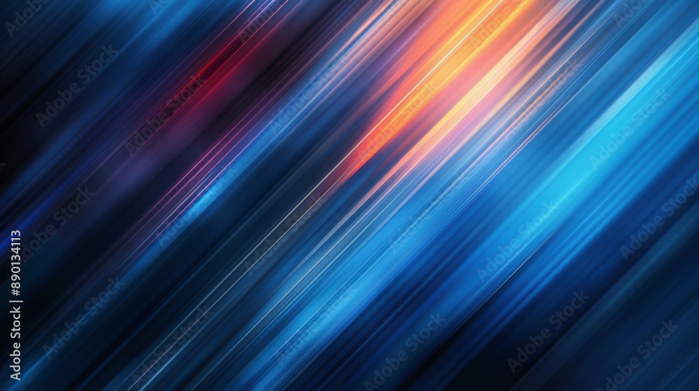 Wall mural colorfull motion blur line background 