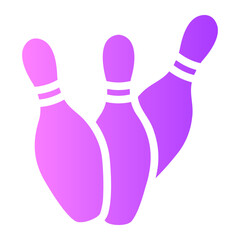 bowling Gradient icon