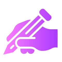 writing Gradient icon
