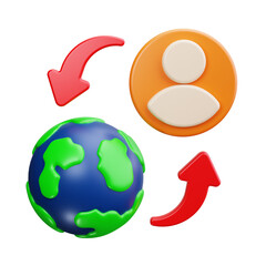 advisory 3d render icon