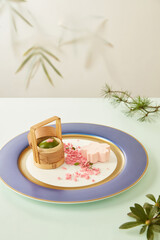 Exquisite Chinese food in China's high-end Michelin restaurants, top notch dishes, relatively expensive Cantonese cuisine