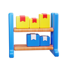 storage 3d render icon