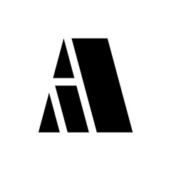 Letter A logo. Icon design. Template elements. Geometric abstract logos