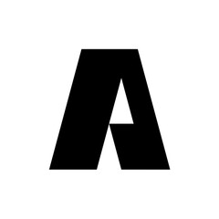 Letter A logo. Icon design. Template elements. Geometric abstract logos