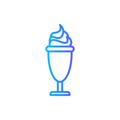 milkshake gradient icon