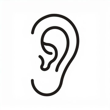 recommend clip art: ear icon outline