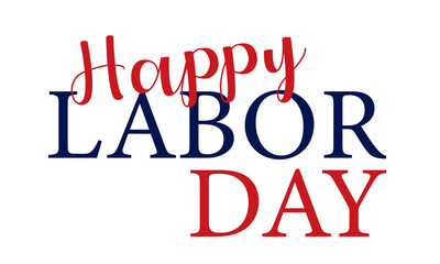 Happy Labor Day USA Text © MH