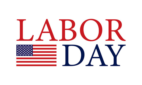 Happy Labor Day USA Text