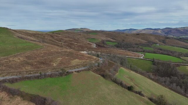 Basque mountains.