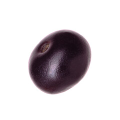 Fresh ripe acai berry isolated on white