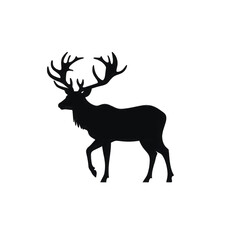 Obraz premium hand drawn animals silhouette set