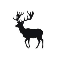 Obraz premium hand drawn animals silhouette set