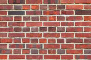 the old red brick wall