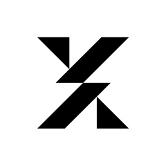 Letter X logo. Icon design. Template elements. Geometric abstract logos