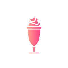 milkshake gradient icon