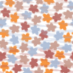 seamless background with stars