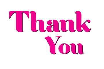 Thank You. Hand lettering Thank You for holiday Thanksgiving Day, vintage graphic, banner, poster. Greeting card calligraphy thank you, postcard for holiday Thanksgiving Day. Vector Illustration