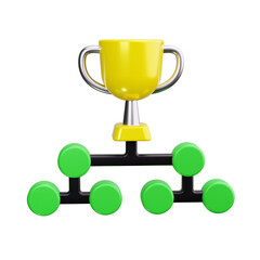 league 3d render icon