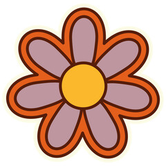 Groovy Icon Vector Art