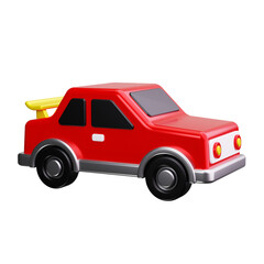 sport car 3d render icon