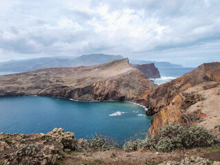 Coast of Madeira, coastal hike Ponta de São Lourenço, island of Madeira, Portugal