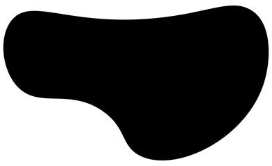 Liquid shape elements set. Vector