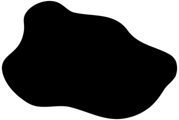 Liquid shape elements set. Vector