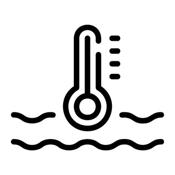 recommend clip art: thermometer line icon