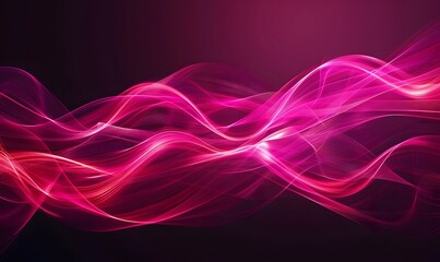 Abstract background pink waves, Generative AI