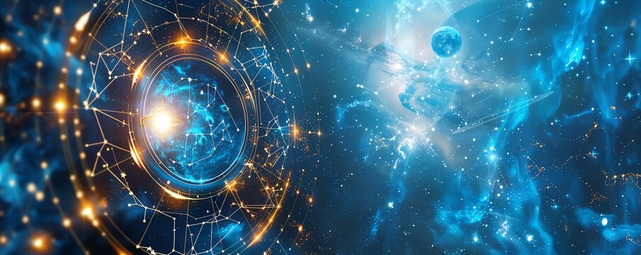 Business and astrology synergy, celestial design