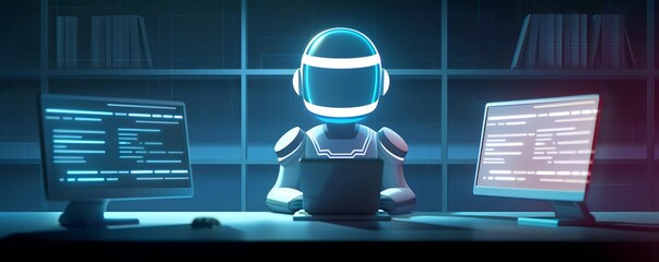 a personal AI assistant helping someone plan their day with reminders and suggestions, field of dept deep odject, all cover focus text, for spacecopy